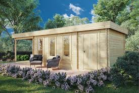 Garden Room With Shed And Veranda Super