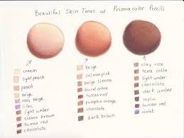 My Prismacolor Skin Tone Color Palette By Artisticadventures