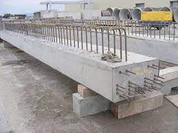 prestressed precast concrete beam