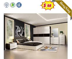 Home Use Latest Design Modern White Bed