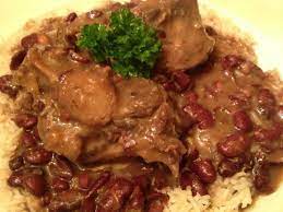 Oxtail Red Beans And Rice gambar png