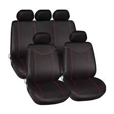 Alabama Seat Cover Set With Red Zips