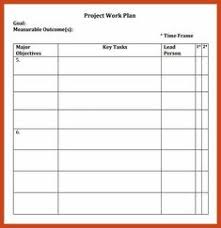 12 Best Simple Work Plan Template Images In 2019 How To