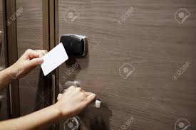 Maybe you would like to learn more about one of these? Door Access Control With A Hand Inserting Key Card To Unlock Door Stock Photo Picture And Royalty Free Image Image 104491747
