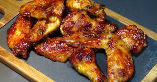 alitas de pollo al horno con salsa