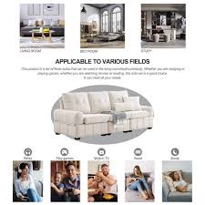 93inch sofa couch with storage e
