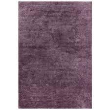 milo soft plain rug purple rugs