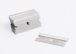 stainless steel utility razor blade