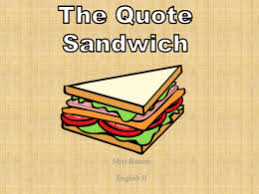 Share motivational and inspirational quotes about sandwiches. The Quote Sandwich Lake Forest College