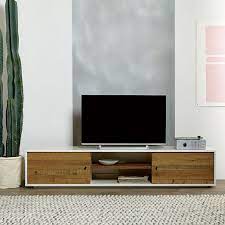 Reclaimed Wood Lacquer Media Console