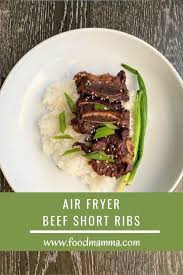 air fryer beef short ribs food mamma