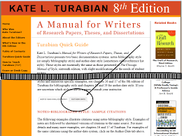 Turabian a manual for writers of research papers theses and     University of Chicago Press