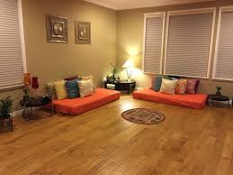 floor seating living room