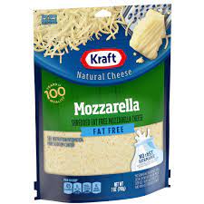 Maybe you would like to learn more about one of these? Kraft Mozzarella Fat Free Shredded Cheese 7 Oz Bag Walmart Com Walmart Com