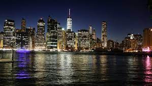 dim nyc skyline at night to save energy