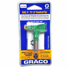 Graco Rac X Fflp Fine Finish Low Pressure Airless Spray Tip Multiple Sizes