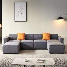u shape sectional sofa set modular