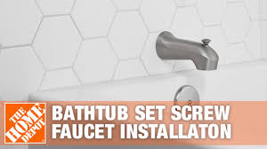 a bathtub faucet set spout