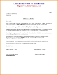 Offer Letter Format For Hr Executive Valid Appointment Letter Format