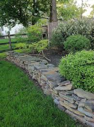 Landscape Edging Stone Backyard