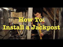 how to install a jack post home