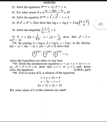 Exercises 32 Solve The Equations 3 2 X