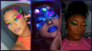 neon makeup looks 2022 transforming