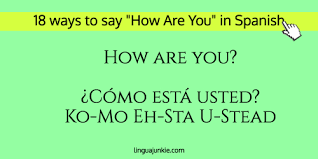 We'll start with the greetings you'll probably see in a spanish phrase book. 18 Fluent Ways To Ask How Are You In Spanish Audio