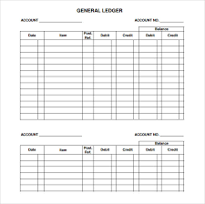 Sample General Ledger 6 Documents In Pdf