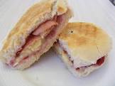 brie  cranberry and bacon panini