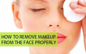 how to remove makeup from the face properly