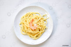 Voici une recette de spaghetti aux fruits de mer italienne très facile à réaliser et très rapide sans pour autant négliger l'es…. Spaghetti Frais Pates Italiennes Servies Sur Plat Blanc Spaghetti Stock Photo Crushpixel