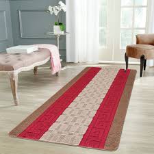 brown red 50x80 hallway runner rugs