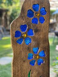 Forget Me Not Garden Sculptures Stained