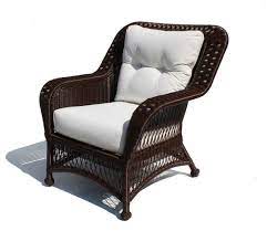 outdoor wicker chair princeton shown