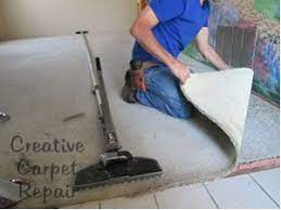creative carpet repair repair it don