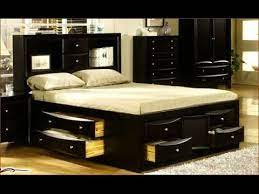 king size bed frame with drawers