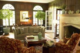 decorating using brown and green colors