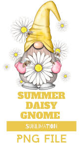 Summer Gnomes Daisy Gnome Png