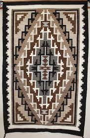 authentic two grey hill navajo rug