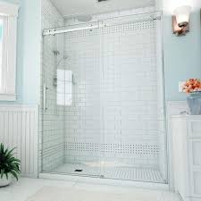 Asher Frameless Sliding Shower Door