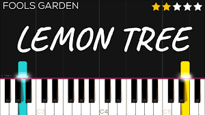 fools garden lemon tree easy piano