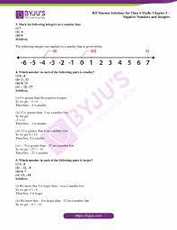 cl 6 chapter 5 negative numbers