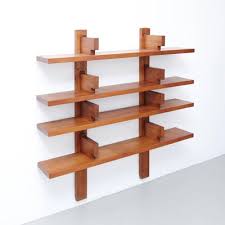 Modern Wood Wall Mounted Book Shelves