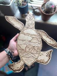 Wooden Sea Turtle Wall Art Sea Turtle