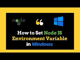 setup node js path environment variable
