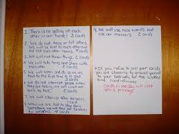 Household Rules And Good Behavior Deed Cards For Children