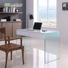 Modern Hot Bending Glass Office Desk