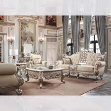Hd 91633 3pc French Salon Sofa Set