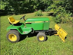 plow on john deere 430 garden tractor